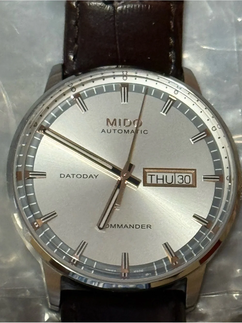 Mido Commander II 40mmAutomatic Swiss Silver Dial Men's Watch MO16.430.16.031.80